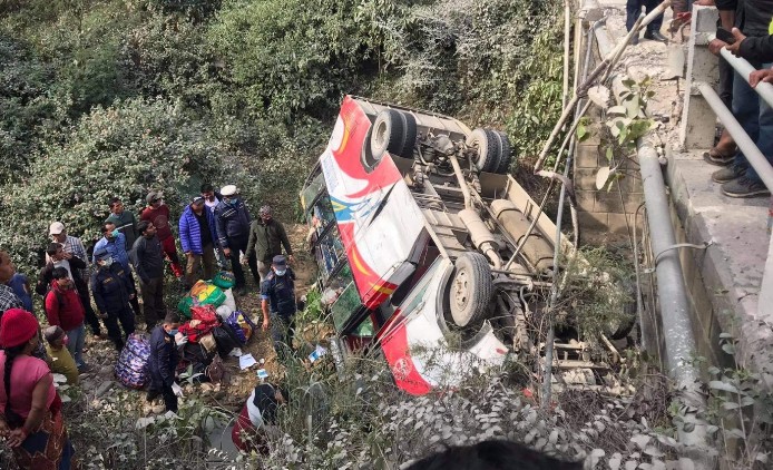 नवलपुरमा सवारी दुर्घटनाः  एक वर्षमा १३२ दुर्घटना, ४६ ले ज्यान गुमाए