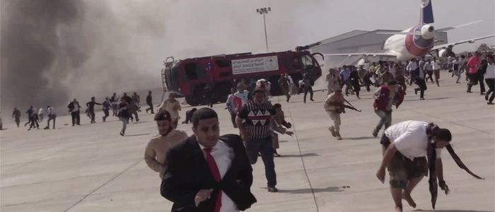 यमनको विमानस्थलमा बिस्फोट हुँदा २२ जनाको ज्यान गयो