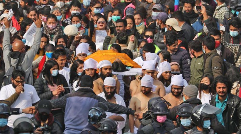 महिला हिंसा एवं प्रतिगमनको विरुद्धमा काठमाडौंमा महिला मार्च 