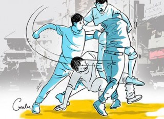 आरआर क्याम्पसमा प्रचण्ड(नेपाल र ओली पक्षका विद्यार्थीबीच झडप