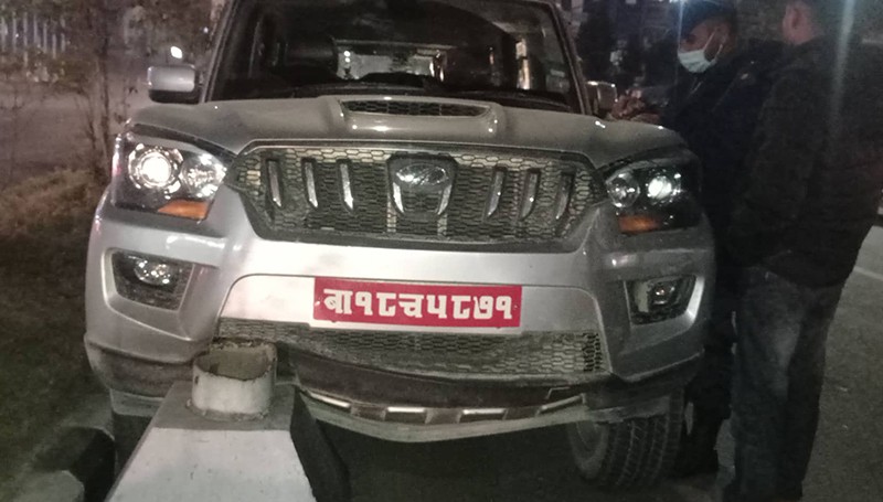 काठमाण्डौंमा जीप चलाउदा चलाउदै चालक बेहोस भएपछि….