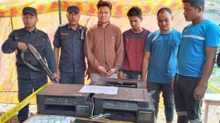 नक्कली नोटको कारोबार गर्ने ४ जना चितवनबाट पक्राउ