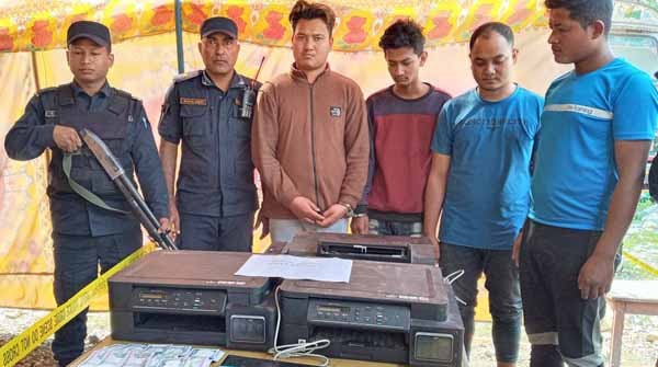 नक्कली नोटको कारोबार गर्ने ४ जना चितवनबाट पक्राउ