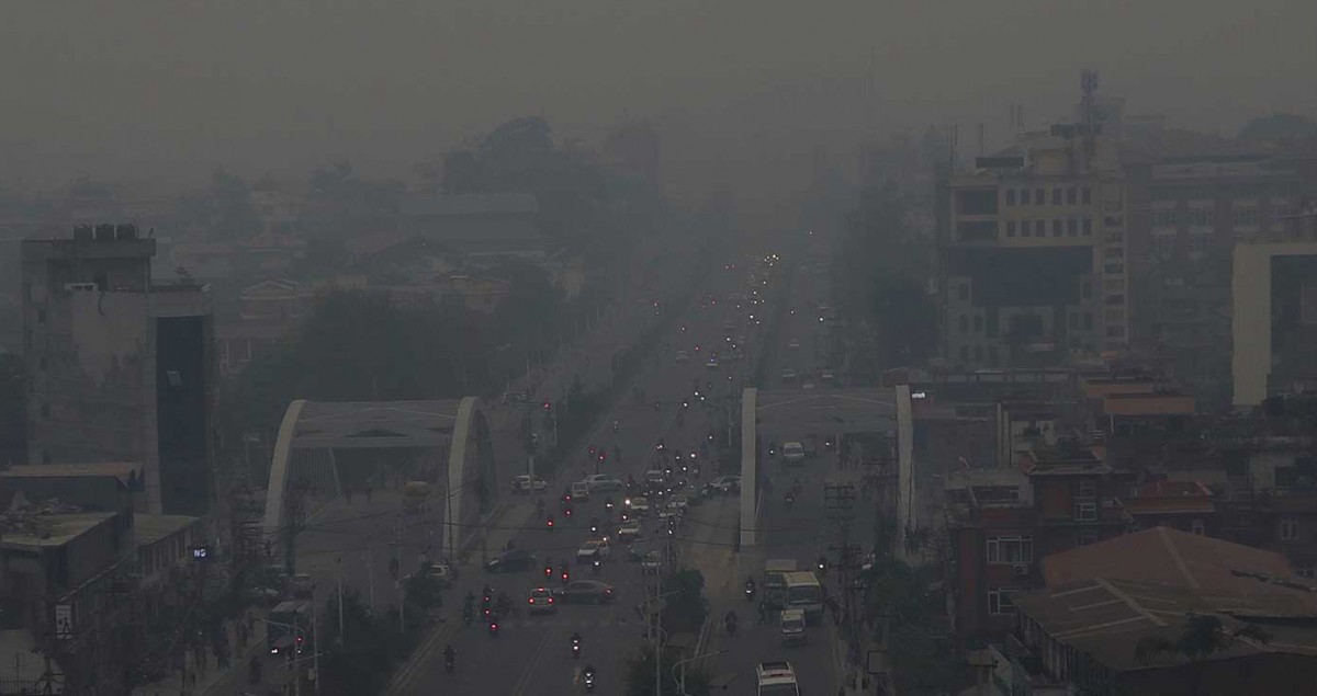 नेपाली आकाशमा खराब तुवालो बढ्यो