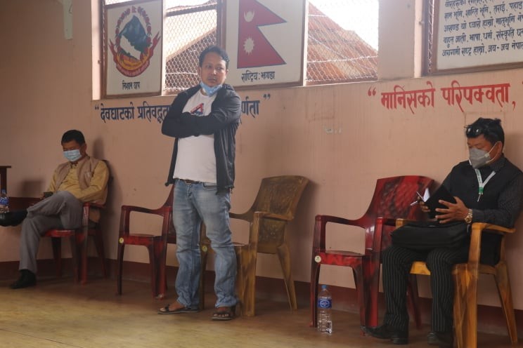 देवघाटमा सामुदायिक स्वयंसेवक र पालिका स्तरीय संजाल प्रतिनिधी बिच अन्तरक्रिया