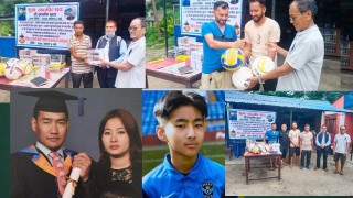 जन्मदिनको खर्च  क्लब र चेपाङ विद्यार्थीलाई  सहयोग