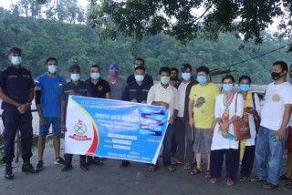 अमेरिका निवासी पत्रकार घिमिरेद्वारा तनहुँको छाब्दी बराही मन्दिरका लागि जिवनभर वार्षिक ५ सय डलर सहयोग गर्ने घोषणा