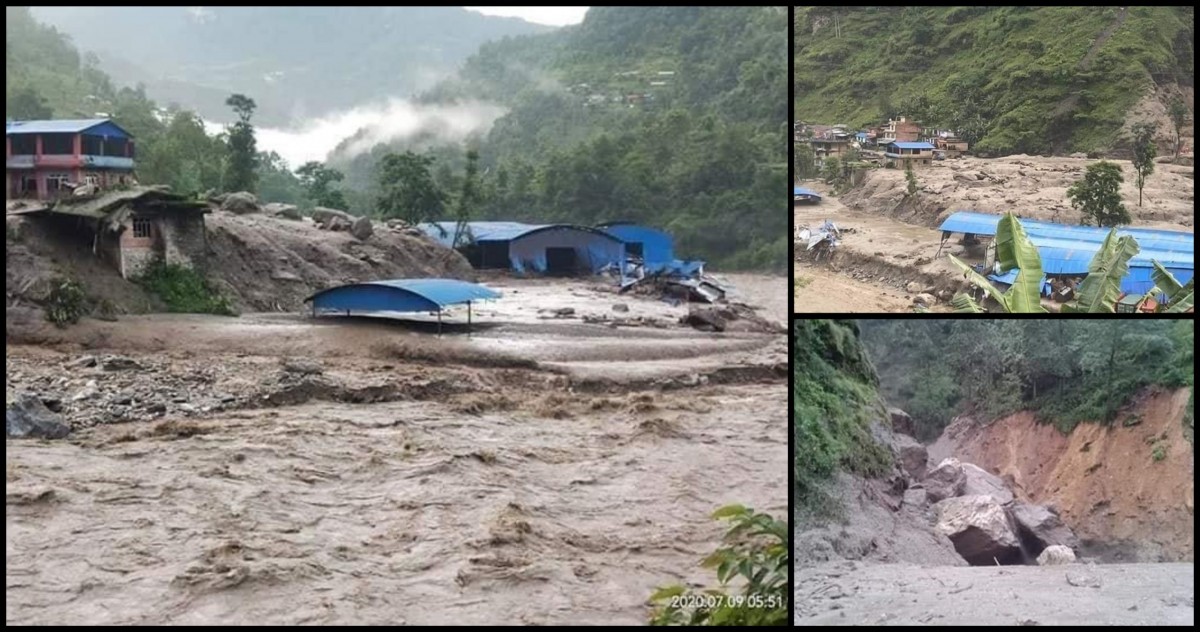 मंगलबारसम्म देशभर वर्षा हुने, मध्य क्षेत्र बाढिले प्रभावित
