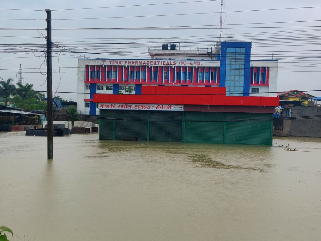 नवलपुरको गैडाकोटमा घर डुबान, नगरपालिकामा तालावन्दी