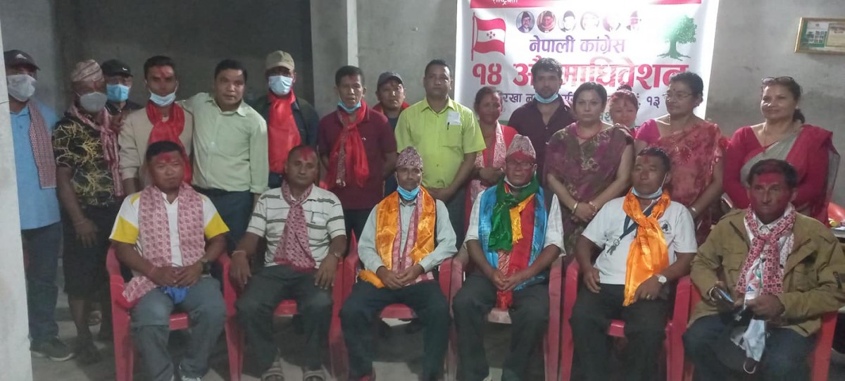 नेपाली कांग्रेसको वडा अधिवेशनः गोरखा १३ को वडाकमिटि निर्विरोध निर्वाचित, सभपतिमा बल बहादुर पन्थ