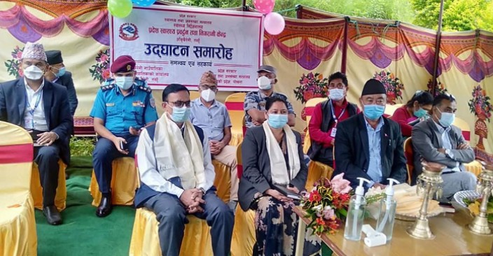 गण्डकी प्रदेशको प्रवेशद्वार आँबुखैरेनीको पुलजीपमा प्रदेश सरकारद्वारा स्वास्थ्य प्रवद्र्धन तथा निगरानी केन्द्र स्थापना