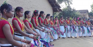 हराउदै थारु समुदायमा सखिया नृत्यको रौनकता