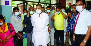 भारतका वित्त राज्यमन्त्री पंकज चौधरीद्वारा मनकामना मन्दिरको दर्शन