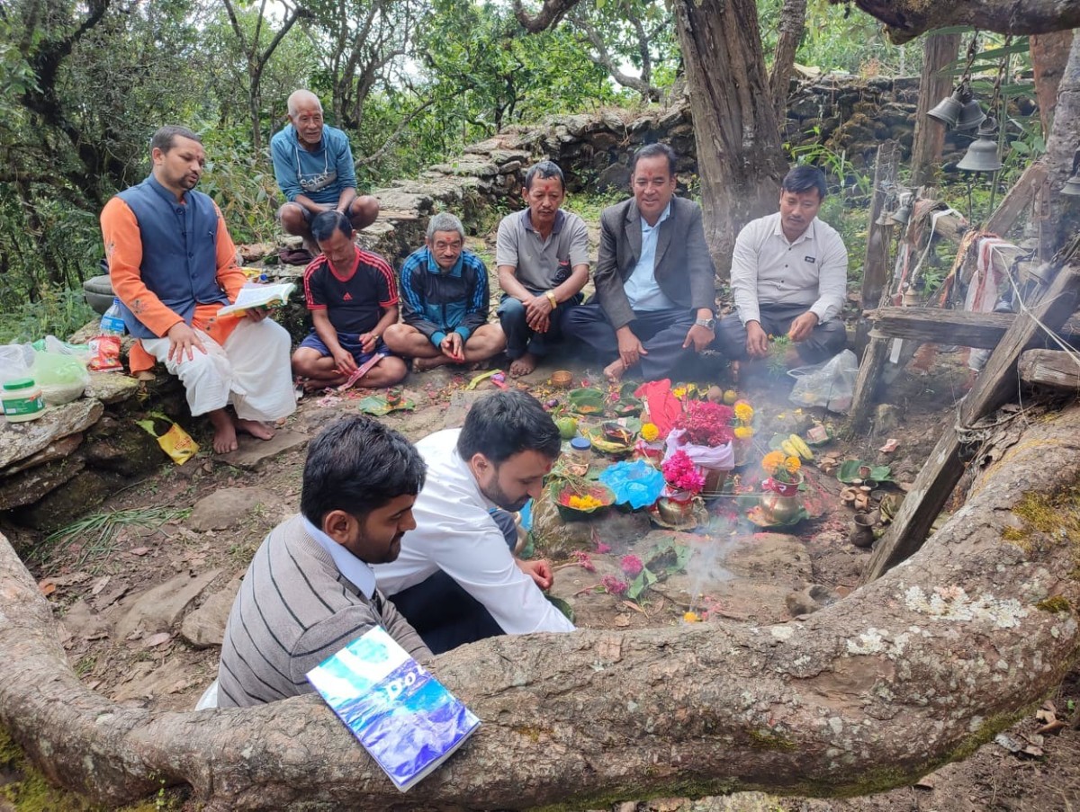 गोरखाको गण्डकी गाउँपालिका अवस्थित भैरबी मन्दिर निर्माण हुने, आज क्षमा पुजा गरियो