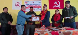 बागमती प्रदेशका नवनियुक्त मन्त्री घनश्याम दाहाललाई इच्छाकामनामा भव्य स्वागत