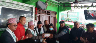 गोरखाको मानवसेवा आश्रमको भवन बनाउन शहिदलखन गाउँपालिकाले दियो ५ लाख ११ हजार १ सय ११ रुपैयाँ