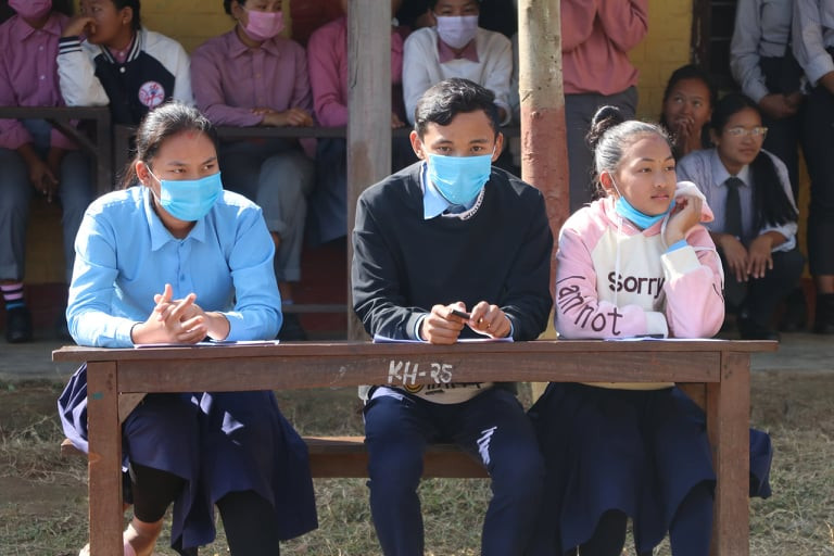 देवघाट गाउँपालिका स्तरीय अन्तर मावी हाजिरी जवाफ प्रतियोगितामा आदर्श शिक्षा मावी प्रथम 