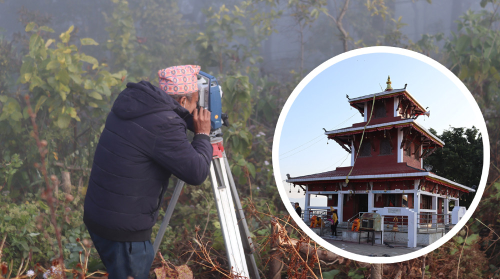 डेढ अर्ब लगानीमा मौलाकालिका मन्दिरमा केबलकार सञ्चालन गरिँदै