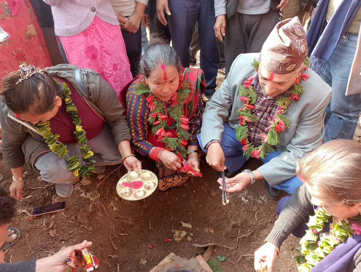 बागमती प्रदेश सरकारद्वारा इच्छाकामनाको खर्पनमा योग शिविर सामुदायिक भवन निर्माण गर्ने