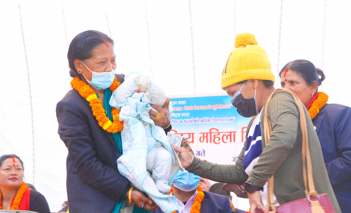 नारी दिवस : सुत्केरीलाई प्रोत्साहन भत्ता