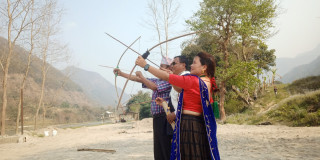 तनहुँको आँबुखैरेनीमा पनि गुरुङ समुदायको में त्हलें पर्व भव्य रुपमा मनाईयो
