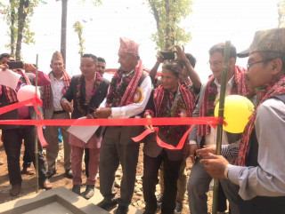 इच्छाकामना ७ स्थित भालुमारे झुल खानेपानी आयोजना हस्तान्तरण