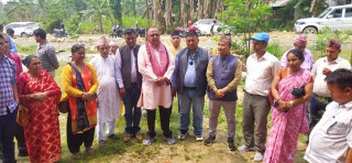 देवघाट ५ मा नेपाली काँग्रेसको वडा कार्यालय उद्घाटन, सबै वडामा काँग्रेसको उम्मेदवार हुने केन्द्रीय सदस्य भण्डारीको भनाई