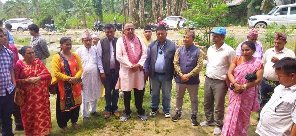 देवघाट ५ मा नेपाली काँग्रेसको वडा कार्यालय उद्घाटन, सबै वडामा काँग्रेसको उम्मेदवार हुने केन्द्रीय सदस्य भण्डारीको भनाई