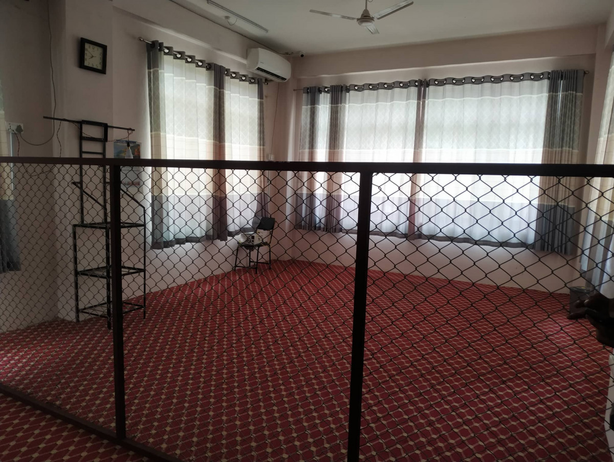 आँबुखैरेनीको मतगणना स्थलमा फलामको बार र सिसि क्यामरा जडान, नतिजा डिजिटल बोर्डमा देखाइने व्यवस्था