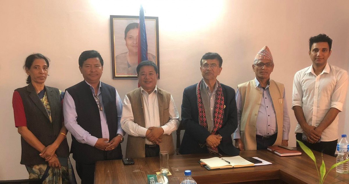 इच्छाकामनाको समृद्धि र विकासका लागि बजेट ल्याउन पहल सुरु गर्दै अध्यक्ष दान बहादुर गुरुङ