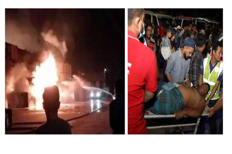 बंगलादेशमा कन्टेनर डिपोमा भीषण आगलागीः ५ जनाको मृत्यु, दर्जनौँ घाइते