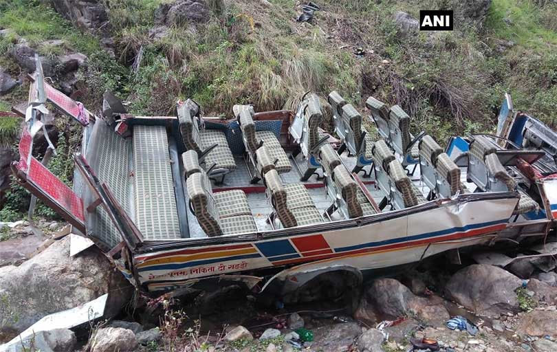 भारतको उत्तराखण्डमा बस दुर्घटना हुँदा २५ जनाको मृत्यु 