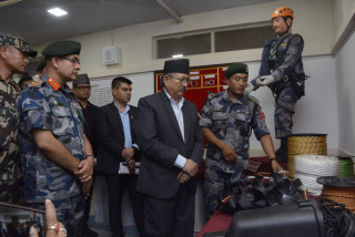 कुरिनटारमा गृहमन्त्री खाँण : विपद् जोखिमको पूर्व तयारीमा रहन सशस्त्र प्रहरी बललाई निर्देशन