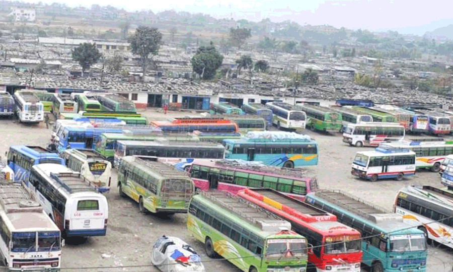 प्रदेश सरकारले गाडीको कर बढाएको विरोधमा भोली गण्डकी प्रदेशभर यातायात व्यवसायीले गाडी नचलाउने