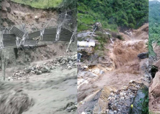 दार्चुलामा पानीसँगैको पहिरोमा परी ३ जना बेपत्ता, खोजी कार्य जारी 