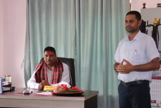 इच्छाकामना गाउँपालिकाका नयाँ प्रमुख प्रशासकीय अधिकृत भूसालद्वारा कार्यभार सुरु, गाउँपालिका अध्यक्ष, उपाध्यक्ष लगायतद्वारा स्वागत