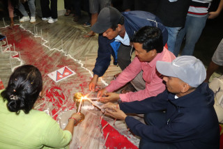 संविधान दिवसमा इच्छाकामना गाउँपालिकामा दिपप्रज्वलन 