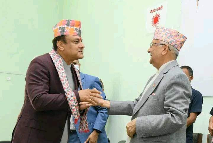 पूर्वआइजिपी सर्वेन्द्र खनाल एमालेमा प्रवेश