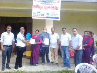 गाउँपालिकाको शिविरले जनतालाई राहत दिएको छ : उपाध्यक्ष बालकृष्ण घिमिरे