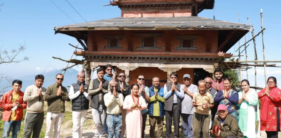 इच्छाकामना माईको दर्शन गर्दै सुरु गर्‍यो राप्रपाले चितवन २ मा चुनावी अभियान 