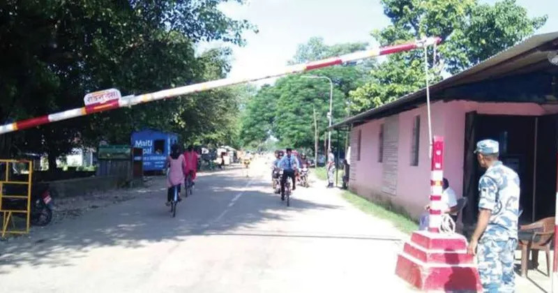रुपन्देही स्थित नेपाल भारत सीमामा सुरक्षा व्यवस्था कडा पारिदै