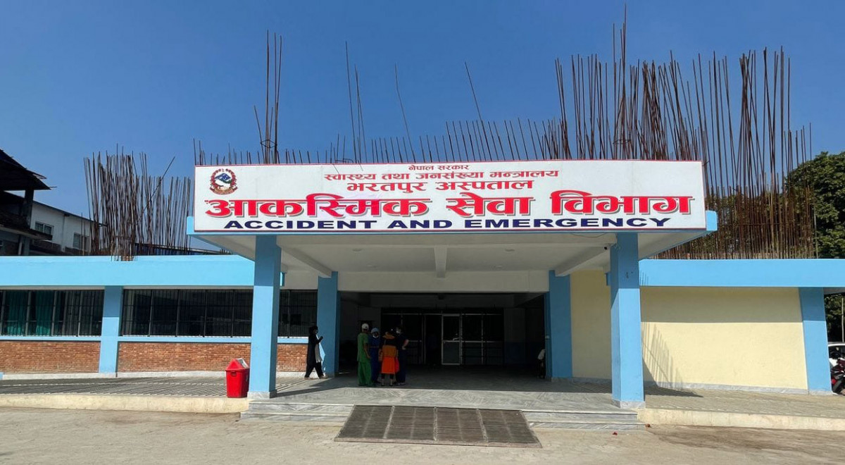 भरतपुर अस्पतालमा आकस्मिक सेवाको भवन संचालनमा