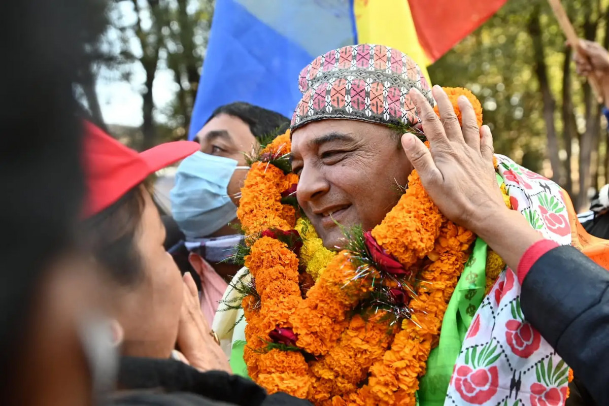 बाँके २ मा राप्रपाका नेता धवलशमशेर राणा निर्वाचित