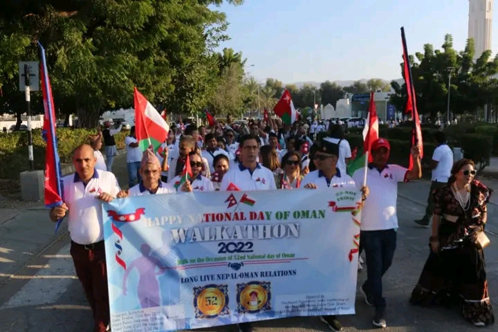 ओमानको राष्ट्रिय दिवसमा नेपाली मौलिक पञ्चेबाजा