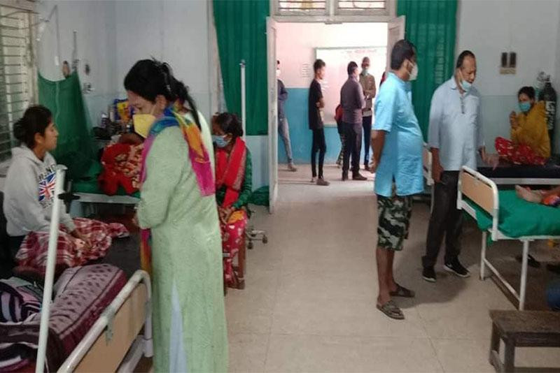 पाल्पामा बिहे भोज खाएका ८५ जना बिरामी, ज्वरो र टाउको दुख्ने समस्या