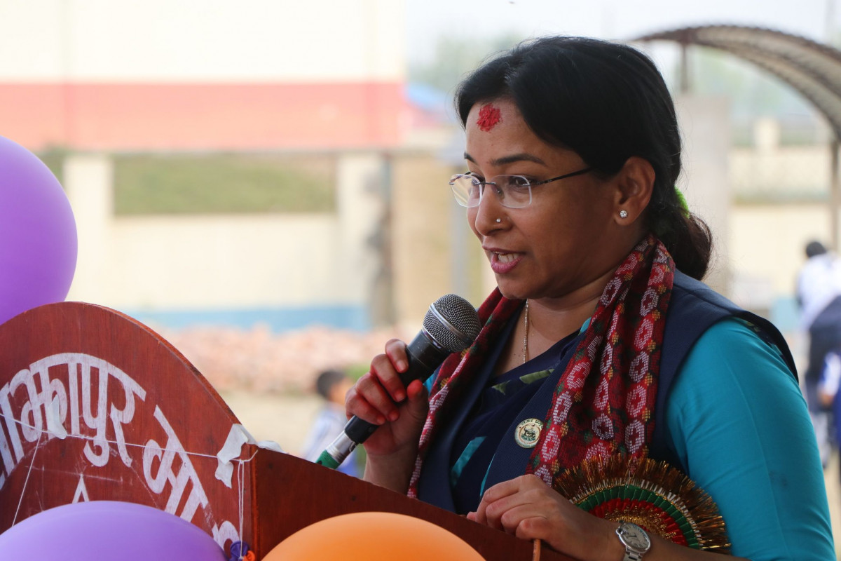 सामुदायिक विद्यालयको गुणस्तर अझै बढाउँछौ : रेनु दाहाल