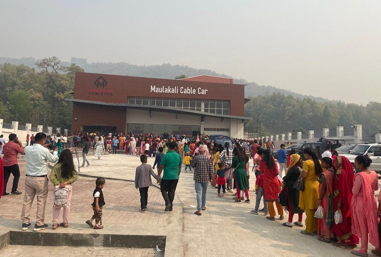 मौलाकाली केबलकार सञ्चालनमा, अब ५ मिनटमै मन्दिर पुग्न सकिने
