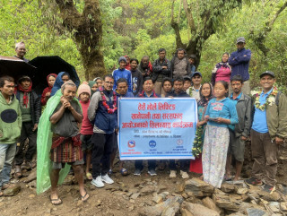 इच्छाकामनाको तेर्से भोर्ले गाउँमा लिफ्टिङबाट खानेपानी व्यवस्था गरिदै, गाउँपालिका अध्यक्षद्वारा आयोजनाको शिलान्यास