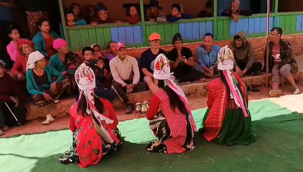 आँबुखैरेनीको भटिश्वरा गाउँमा १५ वर्षपछि पुनः घाटु नाँच सुरु, सोमबार घाँटु धुराईने 
