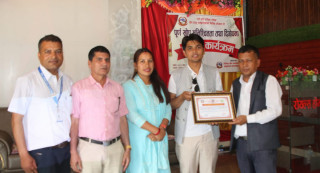 आँबुखैरेनी गाउँपालिकालाई पूर्ण खोप सुनिश्चित पालिका घोषणा